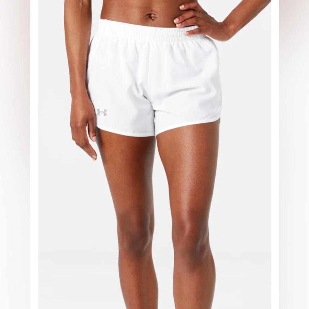 Women’s Under Armour White Running / Athletic Shorts